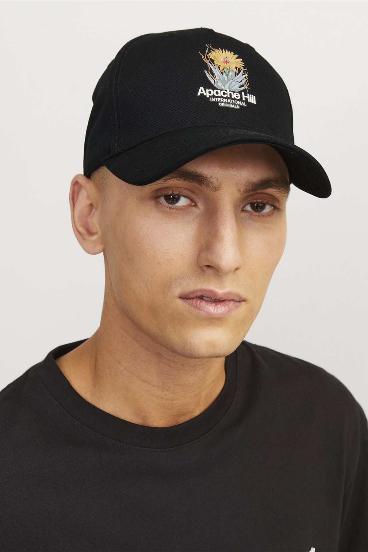 Jack & Jones Jacblume Baseball Cap Erkek Şapka 12263314 - Black Yellow