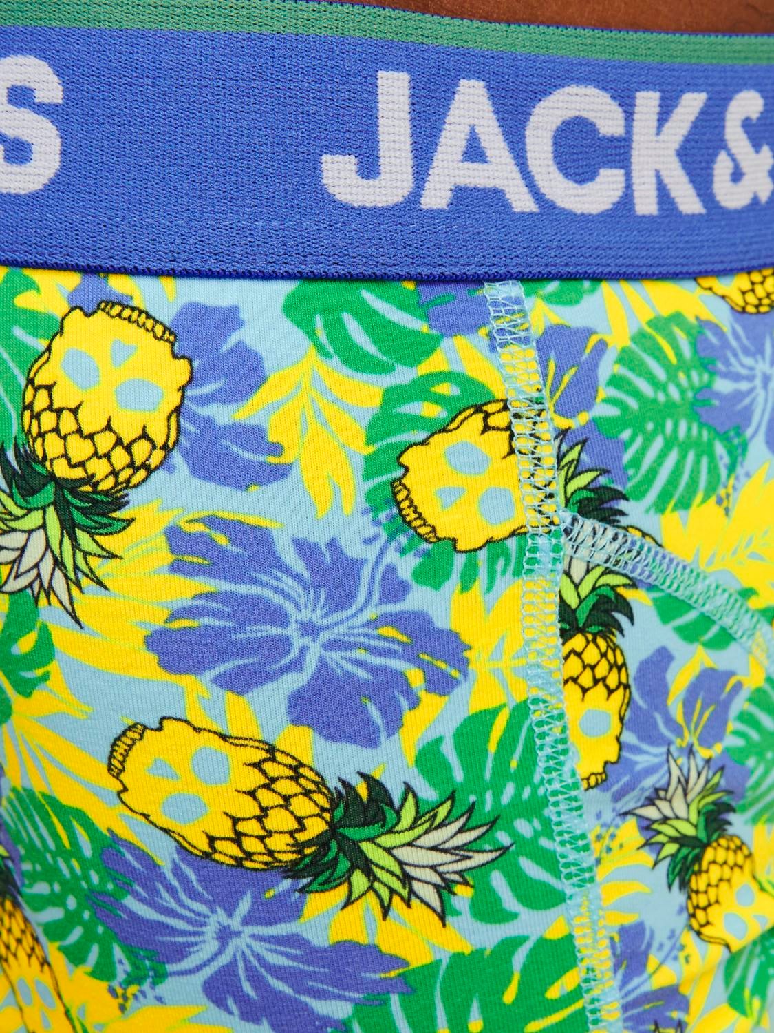 Jack & Jones Jacpineapple Skull Erkek 3'lü Trunk Boxer Seti 12255839