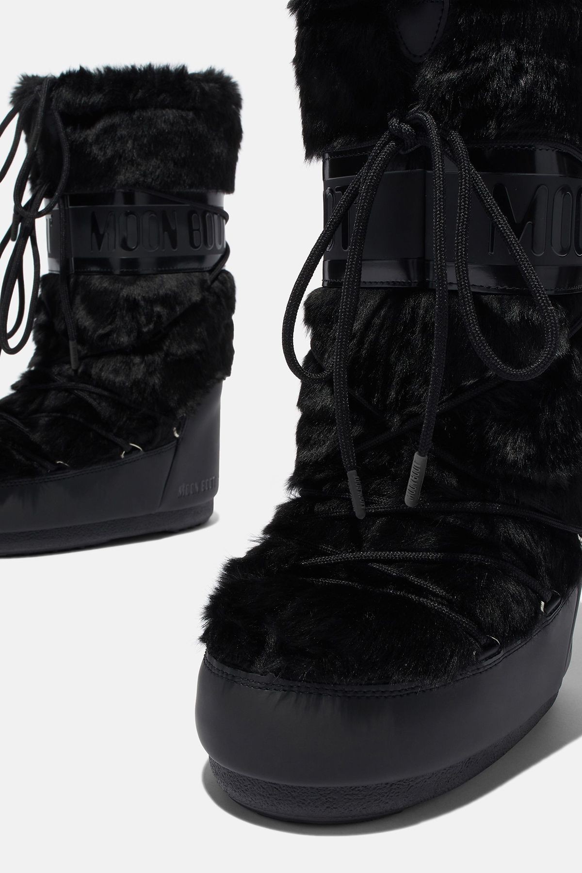 Moon Boot Icon Faux Fur Black 80D1408900