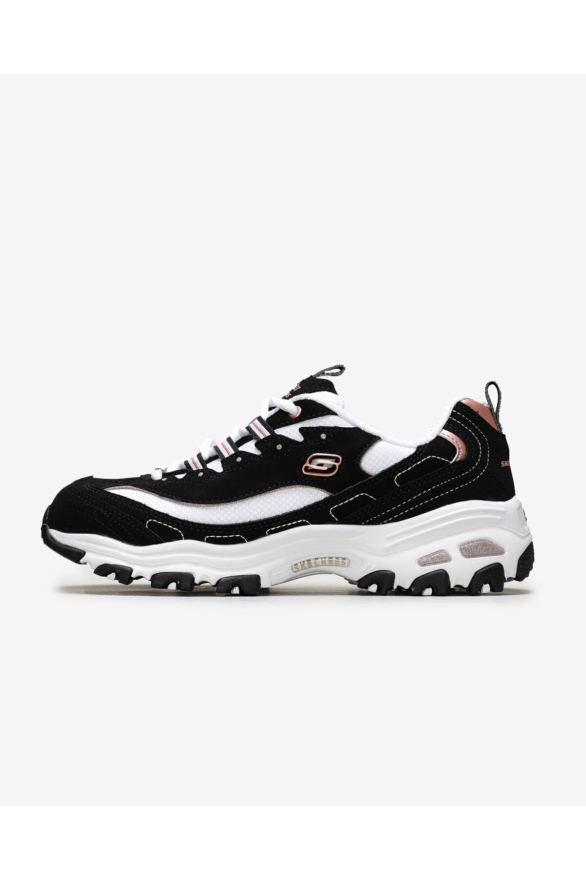 Skechers D'LİTES-DEVOTED FAN Kadın Siyah Sneakers - 13154 BKRG