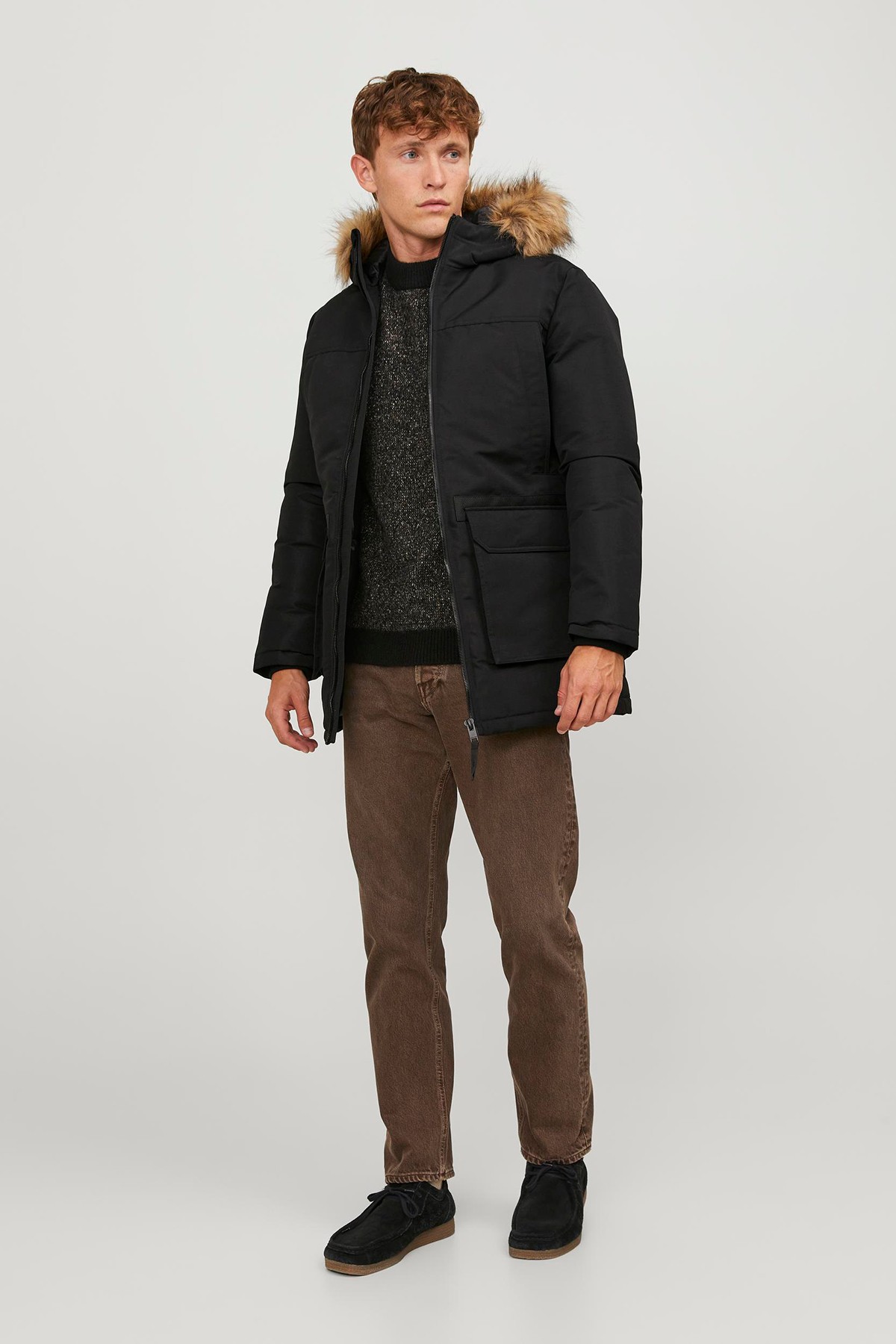 Jack & Jones JJEWING PARKA Erkek Kaban 12235858