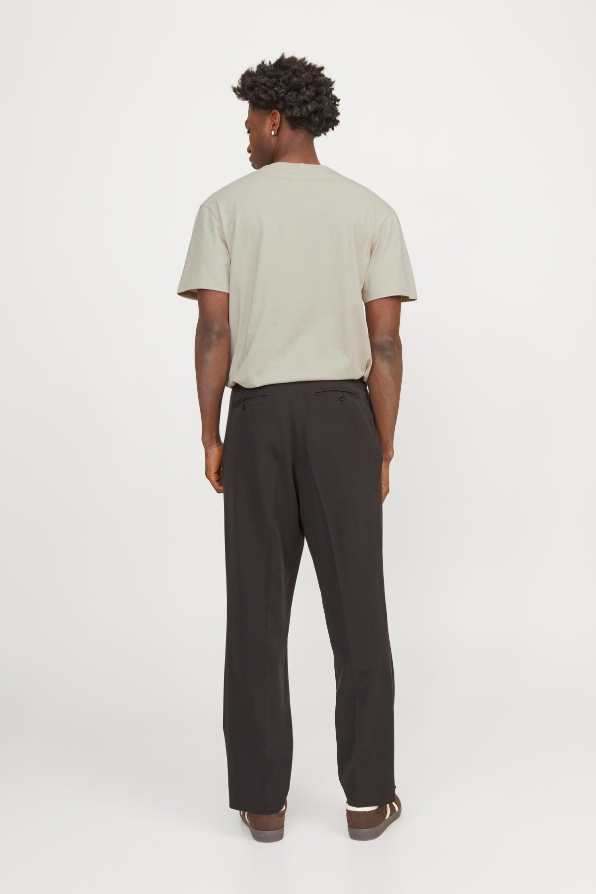 Jack&jones Star Erkek Bej Yuvarlak Yaka Tişört