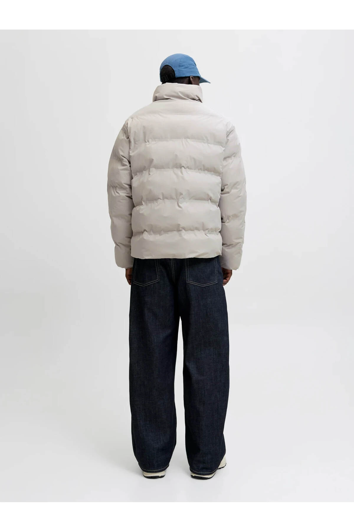 Jack & Jones Jjesoho Puffer Gri Erkek Mont 12278750