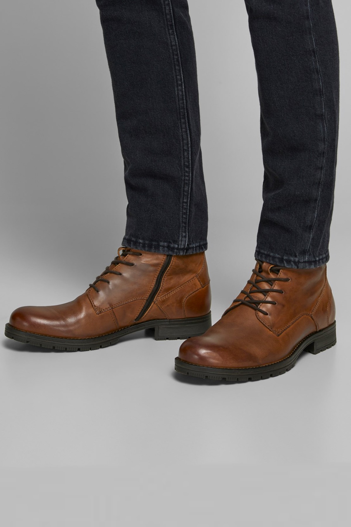 Jack & Jones Jfworca Leather Cognac Sn Erkek Deri Bot 12161906