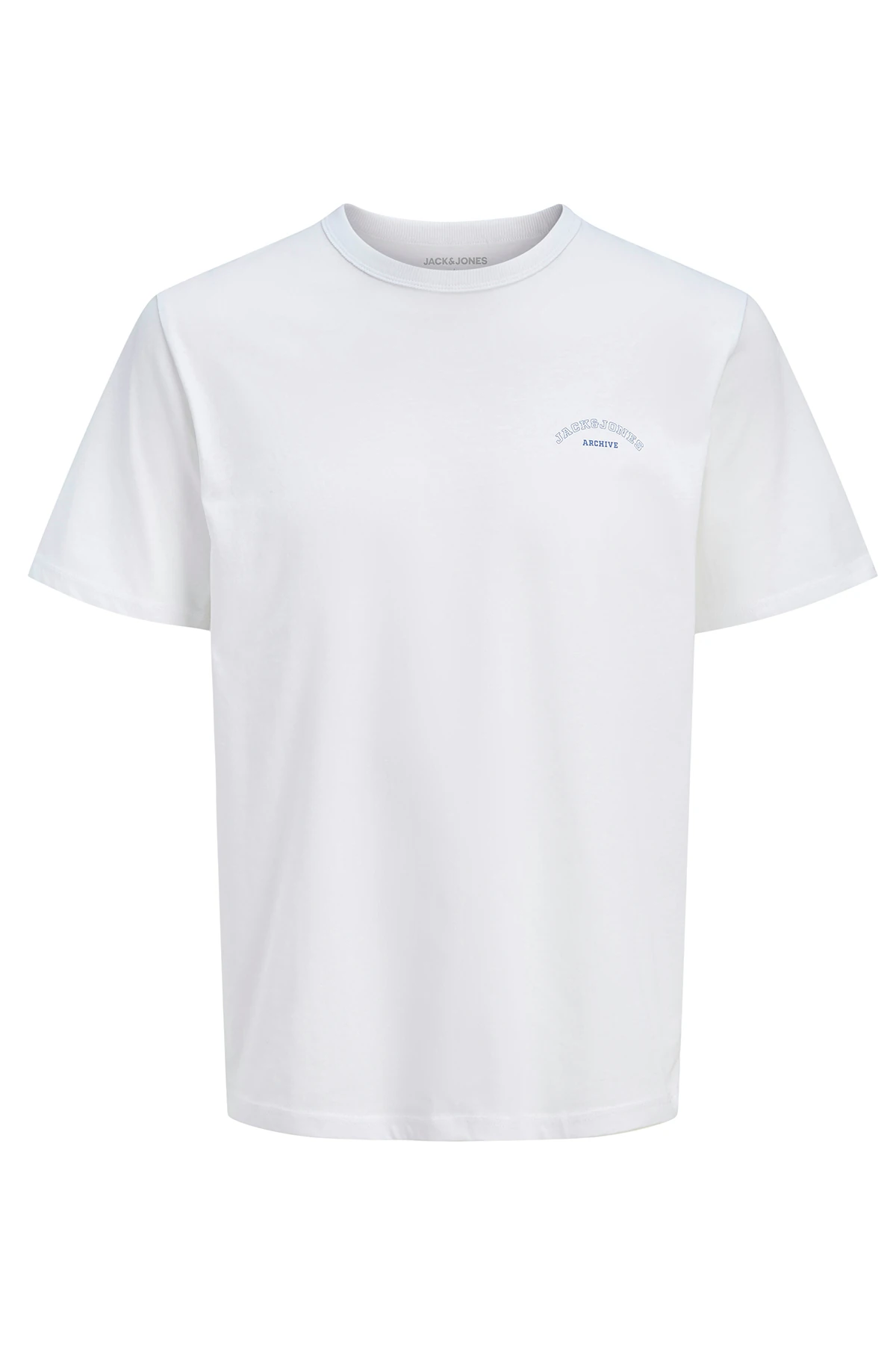 Jack & Jones Jjcollege Logo Erkek T-Shirt 12288105 - Bright White
