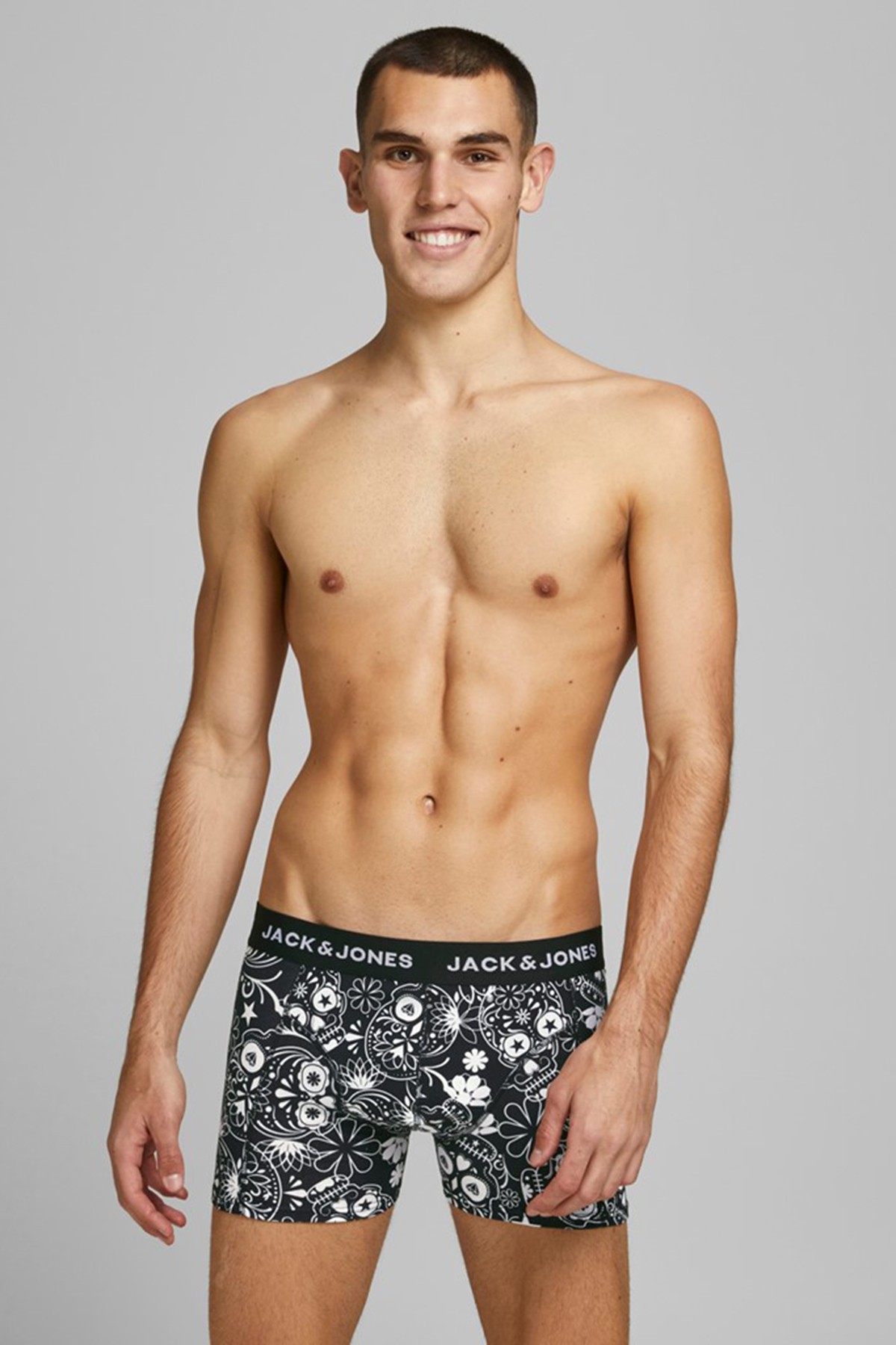 Jack & Jones JACSUGAR SKULL 12185485 3'lü Boxer