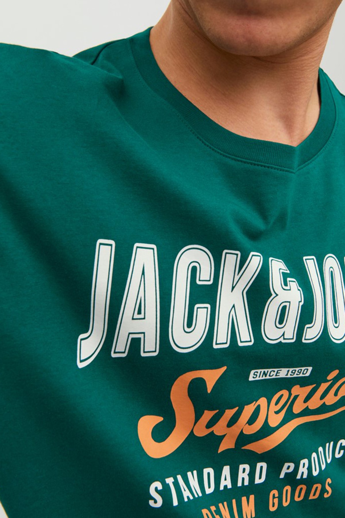 Jack & Jones JJELOGO TEE SS 12220500 Erkek T-Shirt