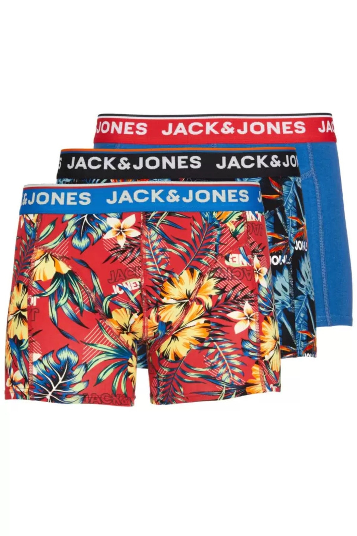 Jack & jones Siyah Erkek 3'lü Boxer 12228458