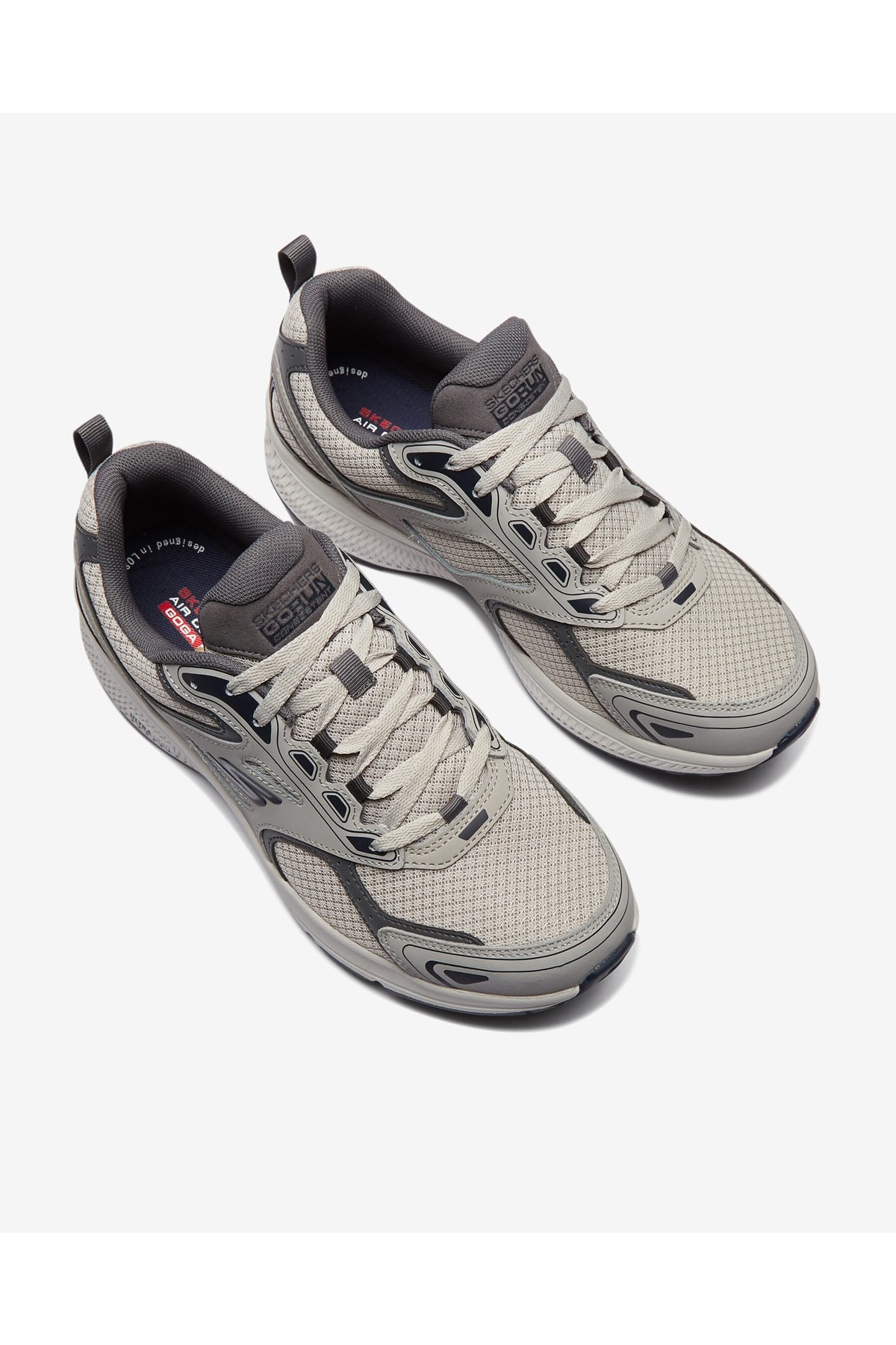 Skechers Go Run Consistent Erkek Gri Koşu Ayakkabısı 220034-GYNV