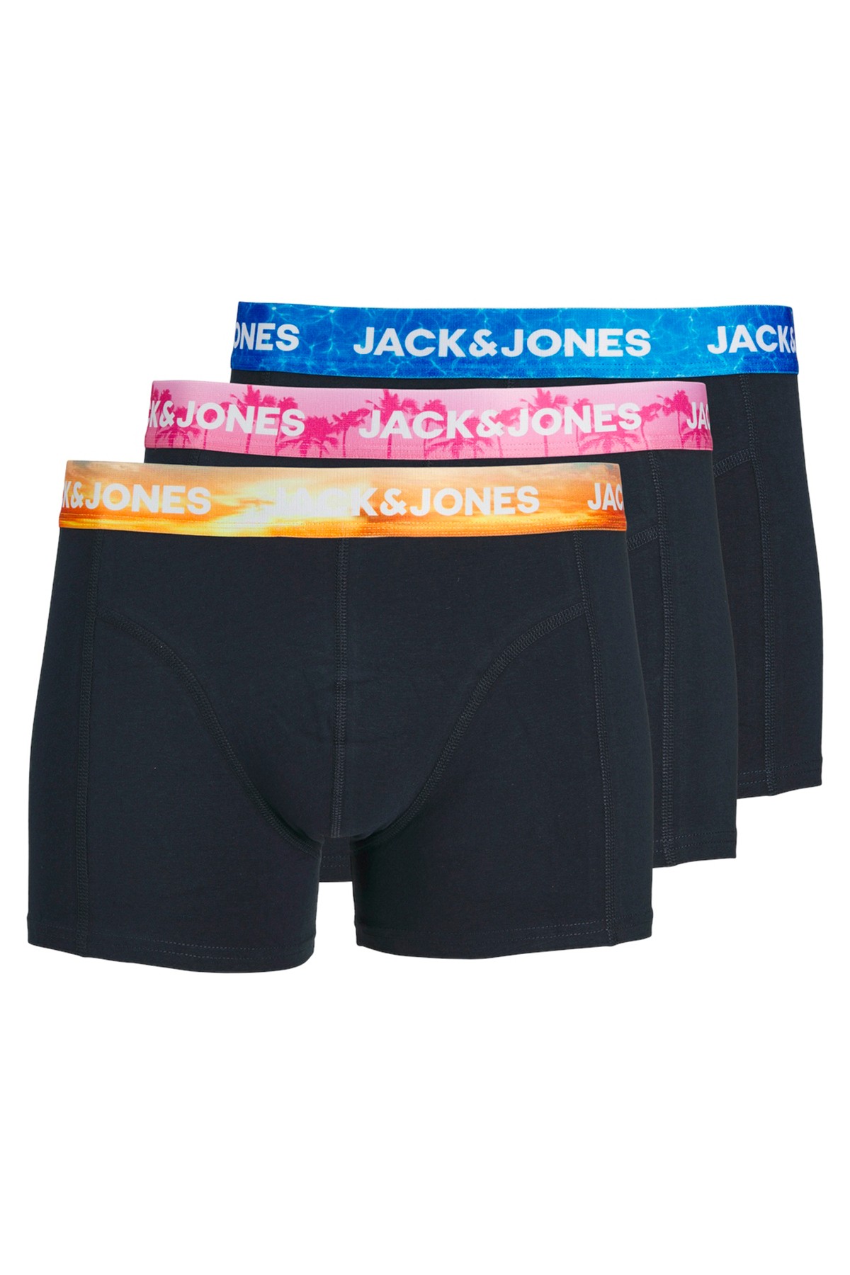 Jack & Jones Jacluca Solid Erkek Boxer 3'lü Paket 12255810