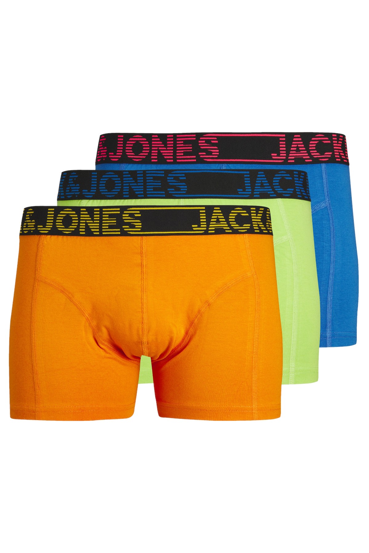 Jack & Jones Jacbill Solid Trunks 3'lü Paket Erkek Boxer 12255821