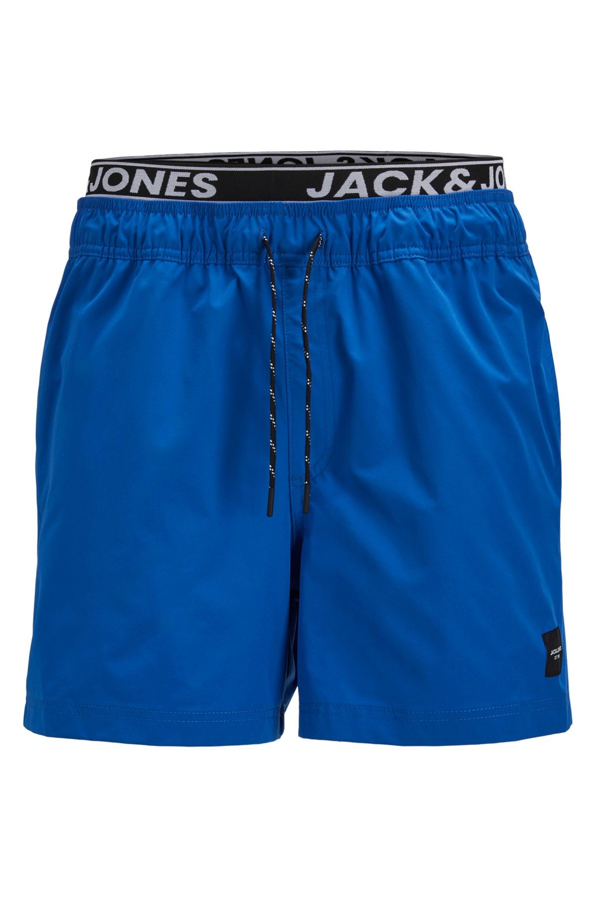 Jack & Jones Maui Erkek Logolu Beli Lastikli Deniz Şortu
