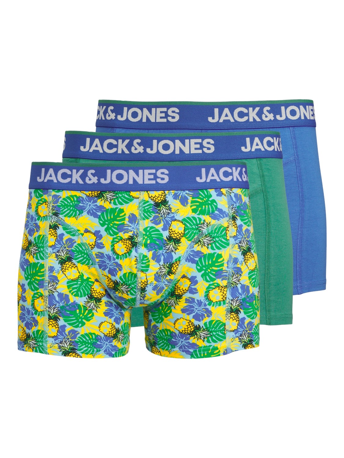 Jack & Jones Jacpineapple Skull Erkek 3'lü Trunk Boxer Seti 12255839