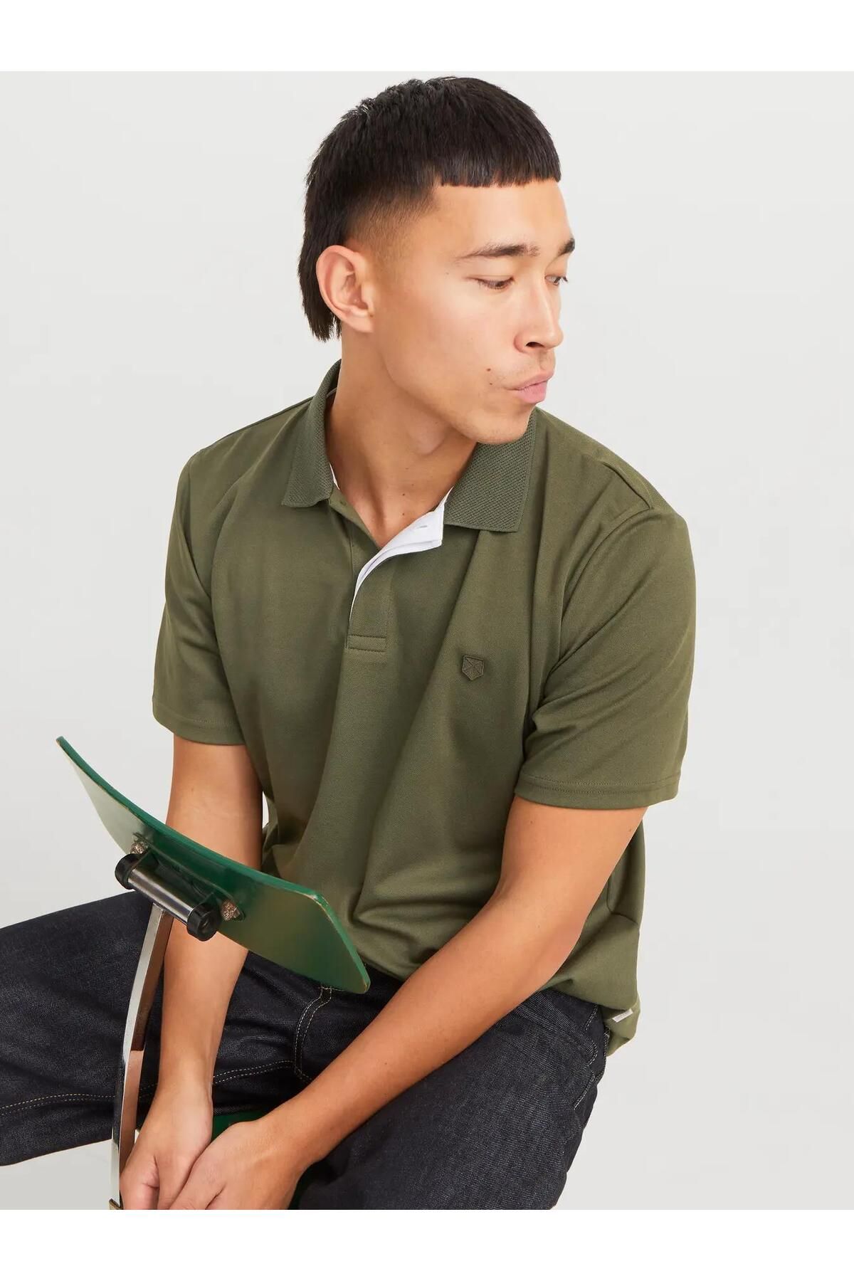 Jack & Jones Jprccrodney Erkek Polo Yaka T-Shirt 12251180
