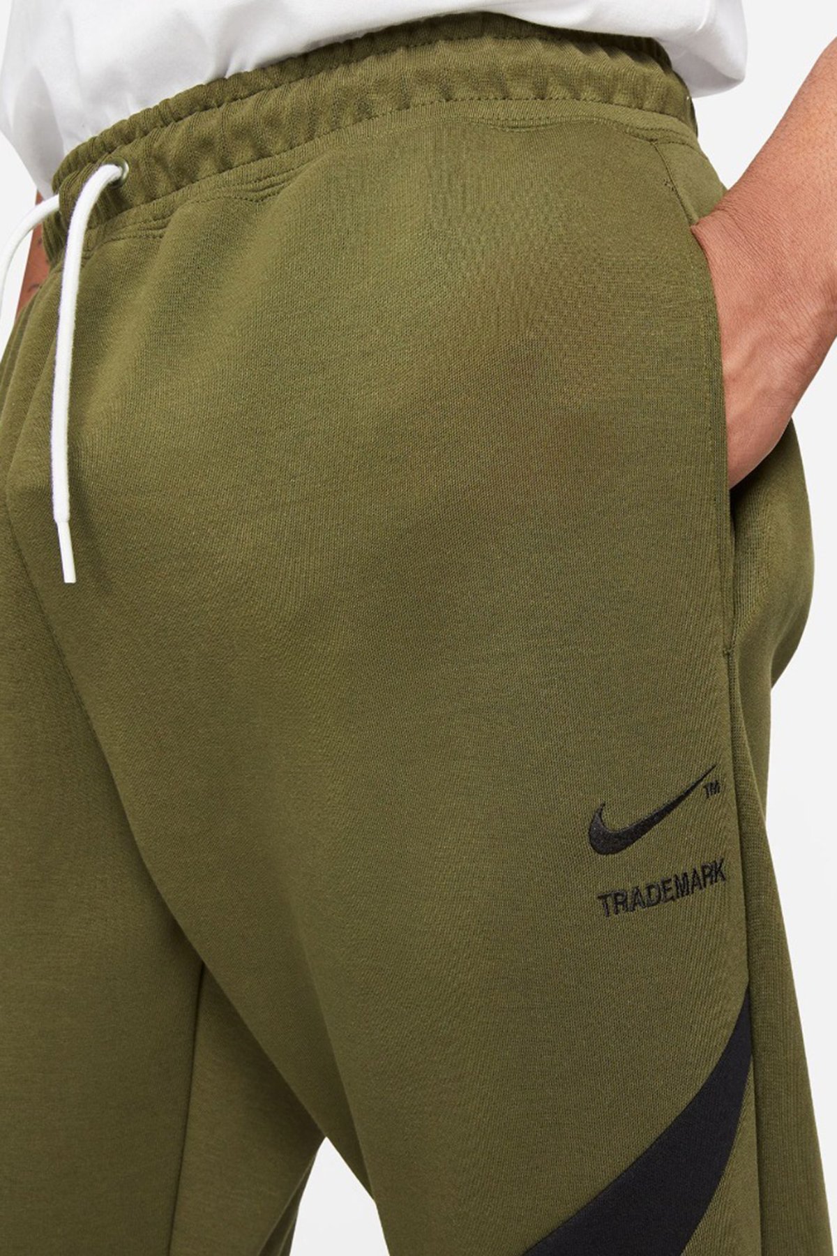 Nike M Nsw Swoosh Tch Flc Pnt DH1023-326 Κhaki Erkek Eşofman Altı