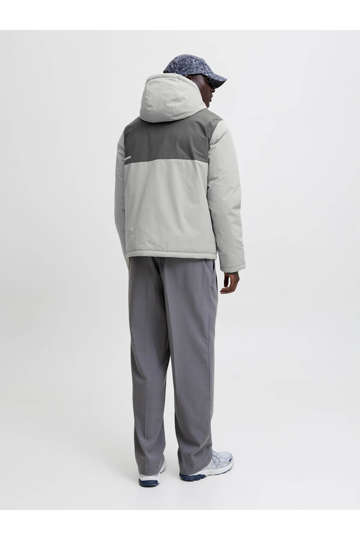 Jack & Jones Jcounion Light Padded Blocking Gri Erkek Mont 12285586