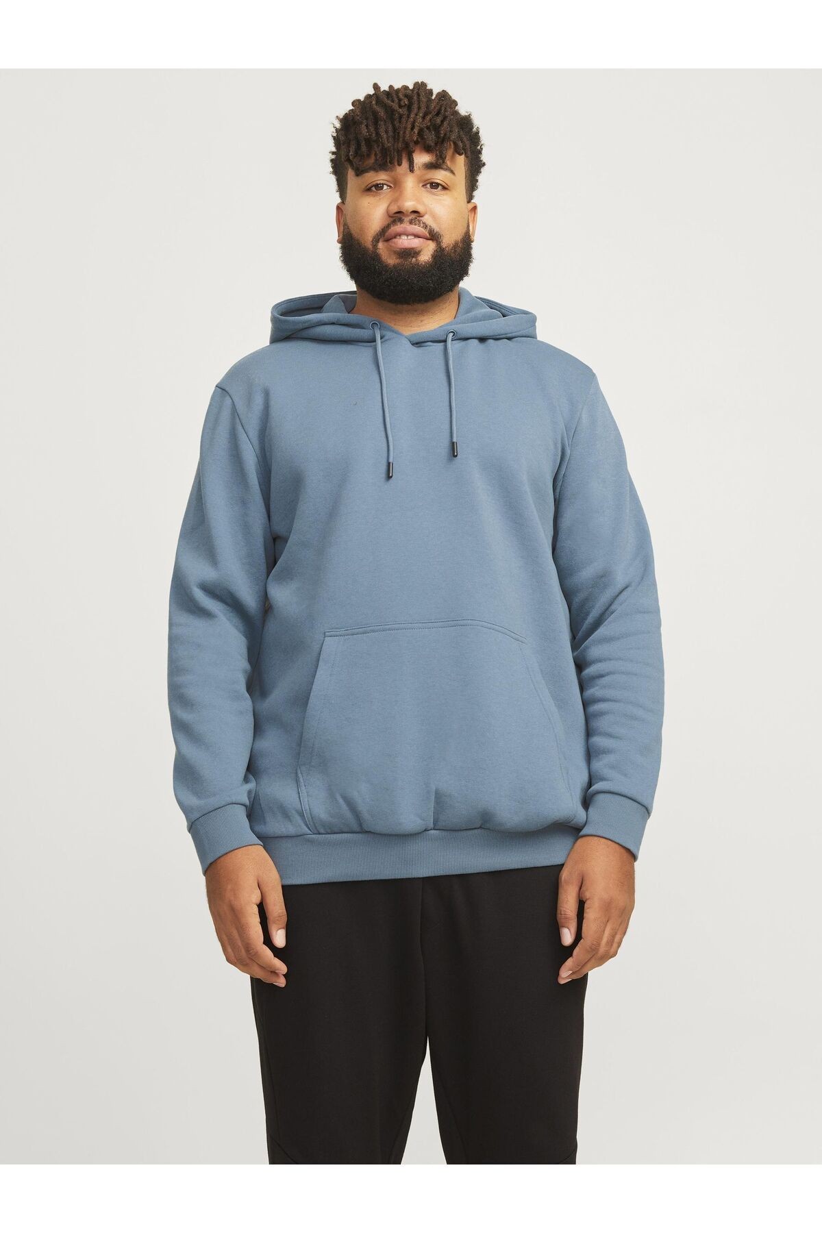 Jack & Jones Breadly Plus Kapşonlu Erkek Sweatshirt 12250595