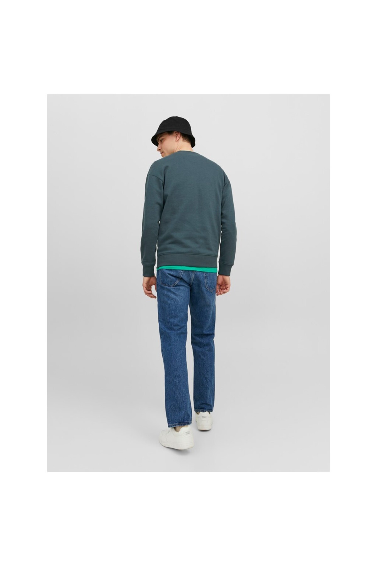 Jack & Jones Jorsilverlake Sweat Crew Erkek Sweatshirt 12242366