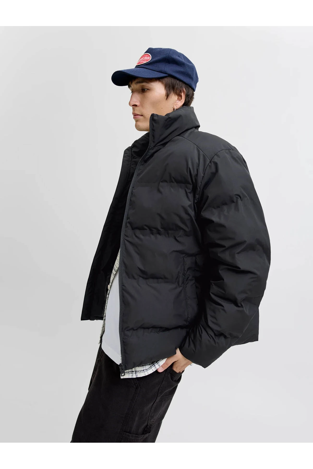 Jack & Jones Jjesoho Puffer Siyah Erkek Mont 12278750