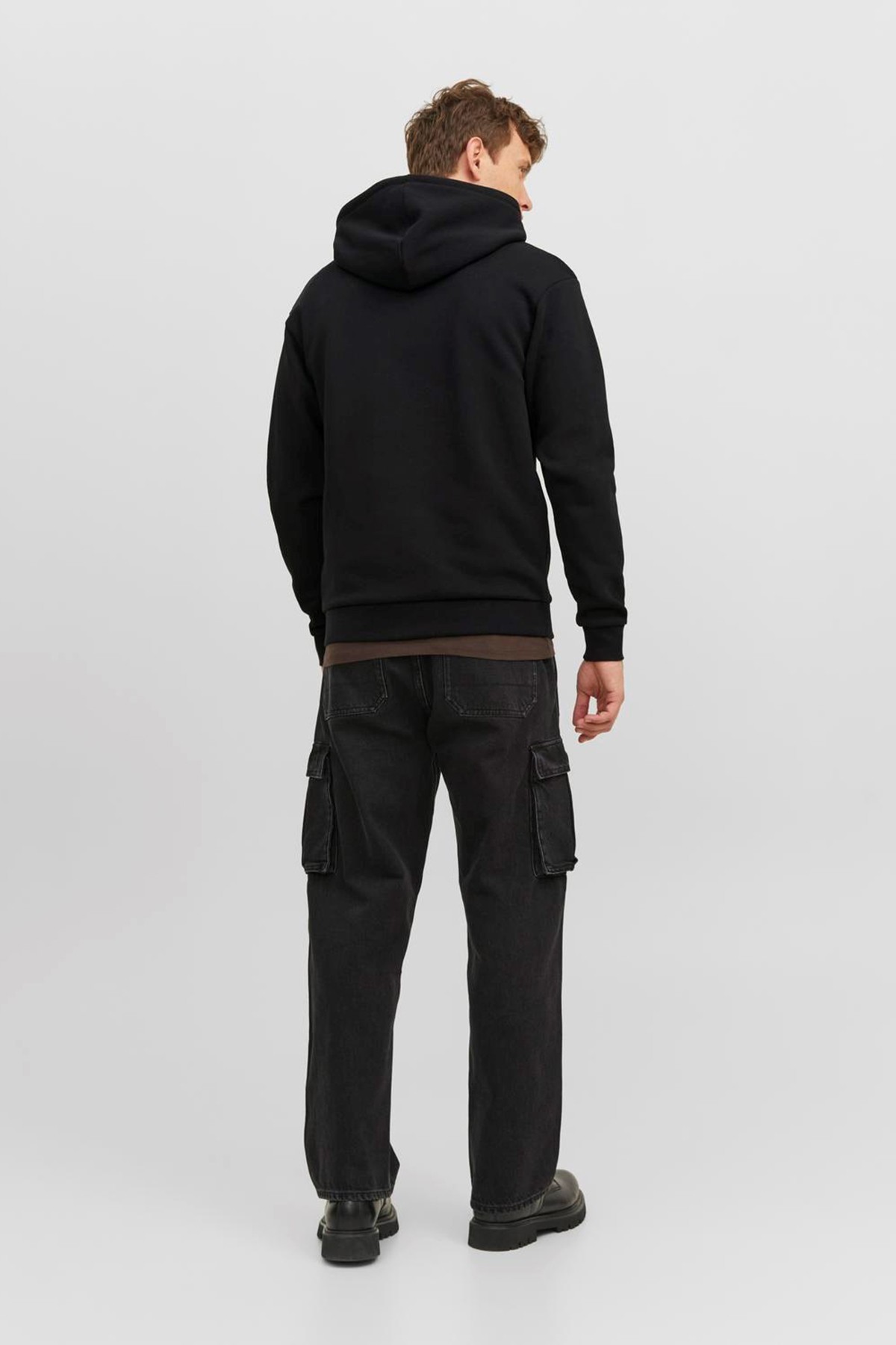 Jack & Jones JJebradley Erkek Kapşonlu Sweatshirt Zip Hood 12249342