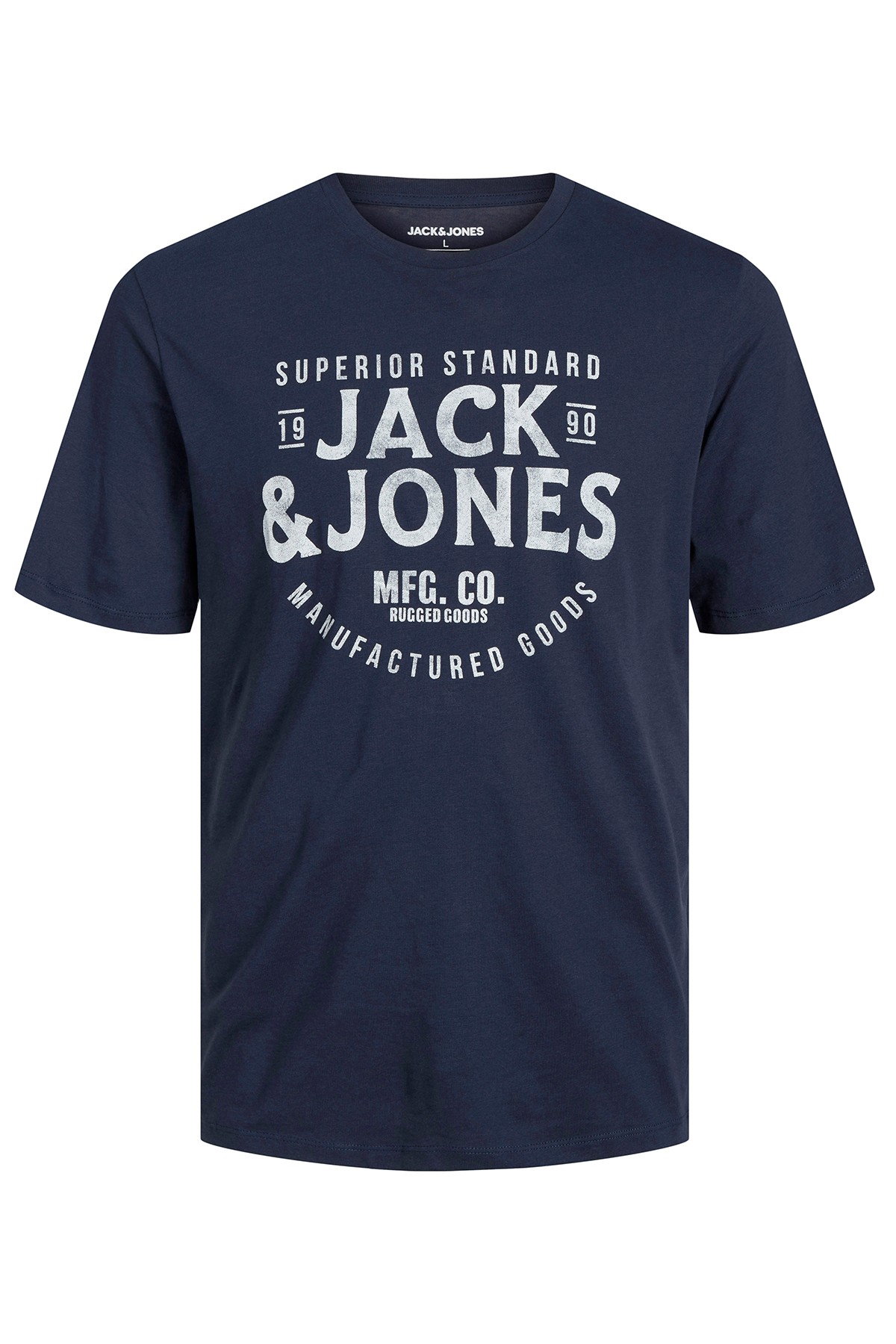 Jack & Jones Jjjeans Tee Erkek T-Shirt 12256779 - Navy Blazer