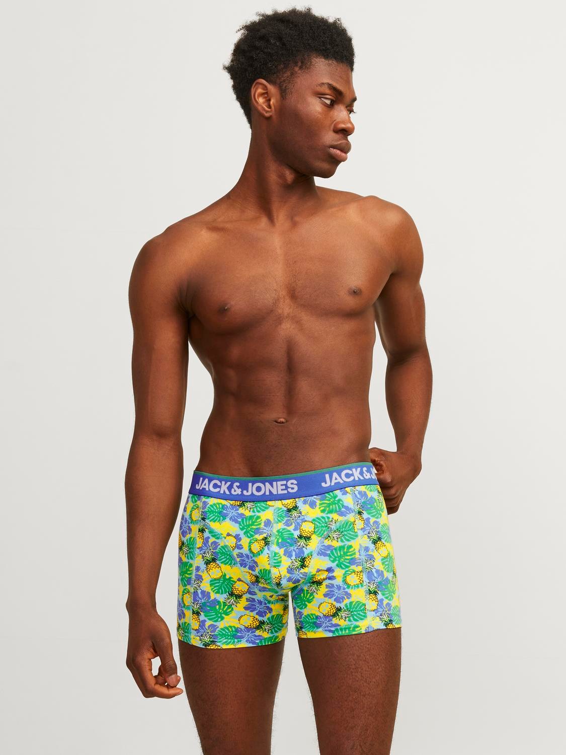 Jack & Jones Jacpineapple Skull Erkek 3'lü Trunk Boxer Seti 12255839