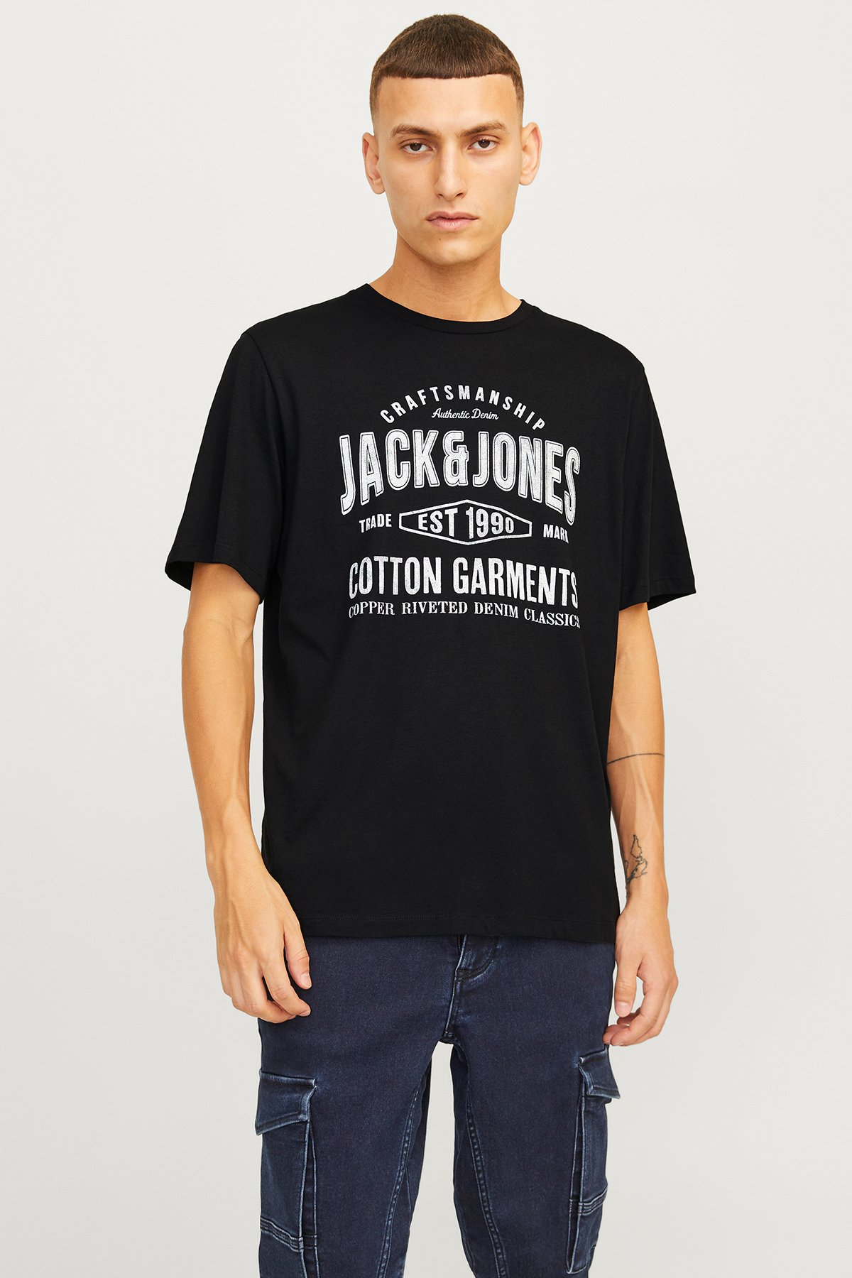 Jack & Jones Jjjeans Tee Erkek T-Shirt 12256779