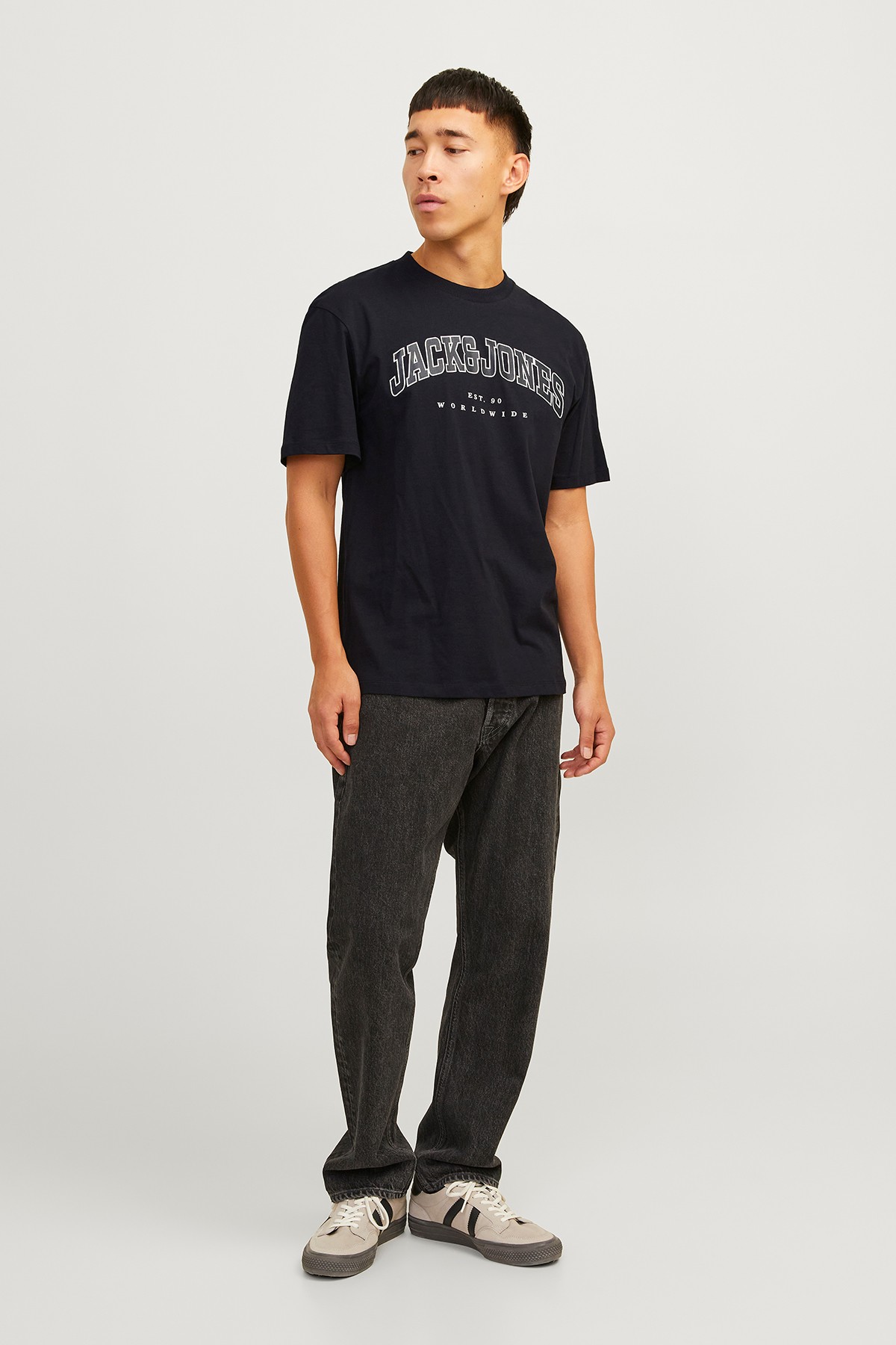 Jack & Jones Jjecaleb Varsity Erkek T-Shirt 12257579