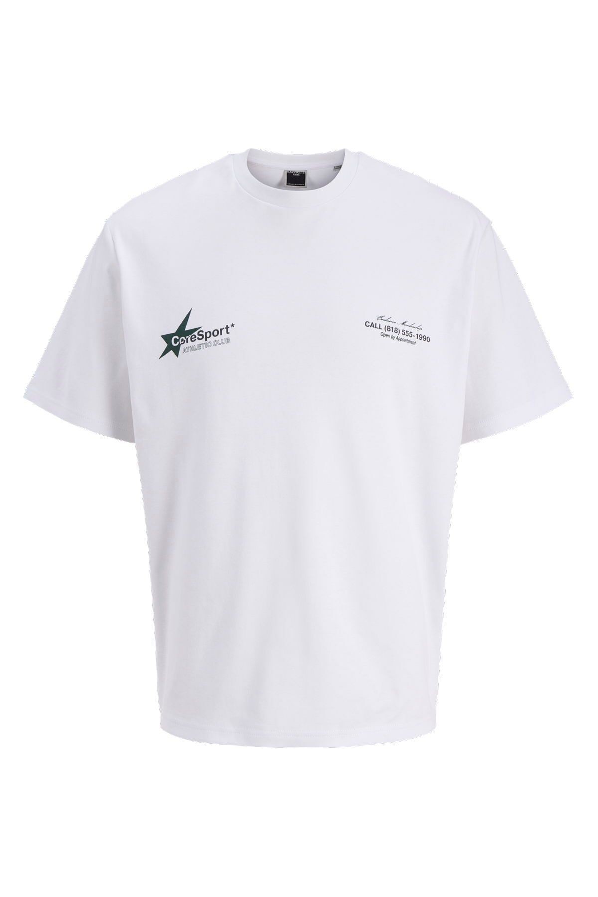 Jack & Jones Jcoathletıco Graphıc Tee Ss Cn Ss25 12285727