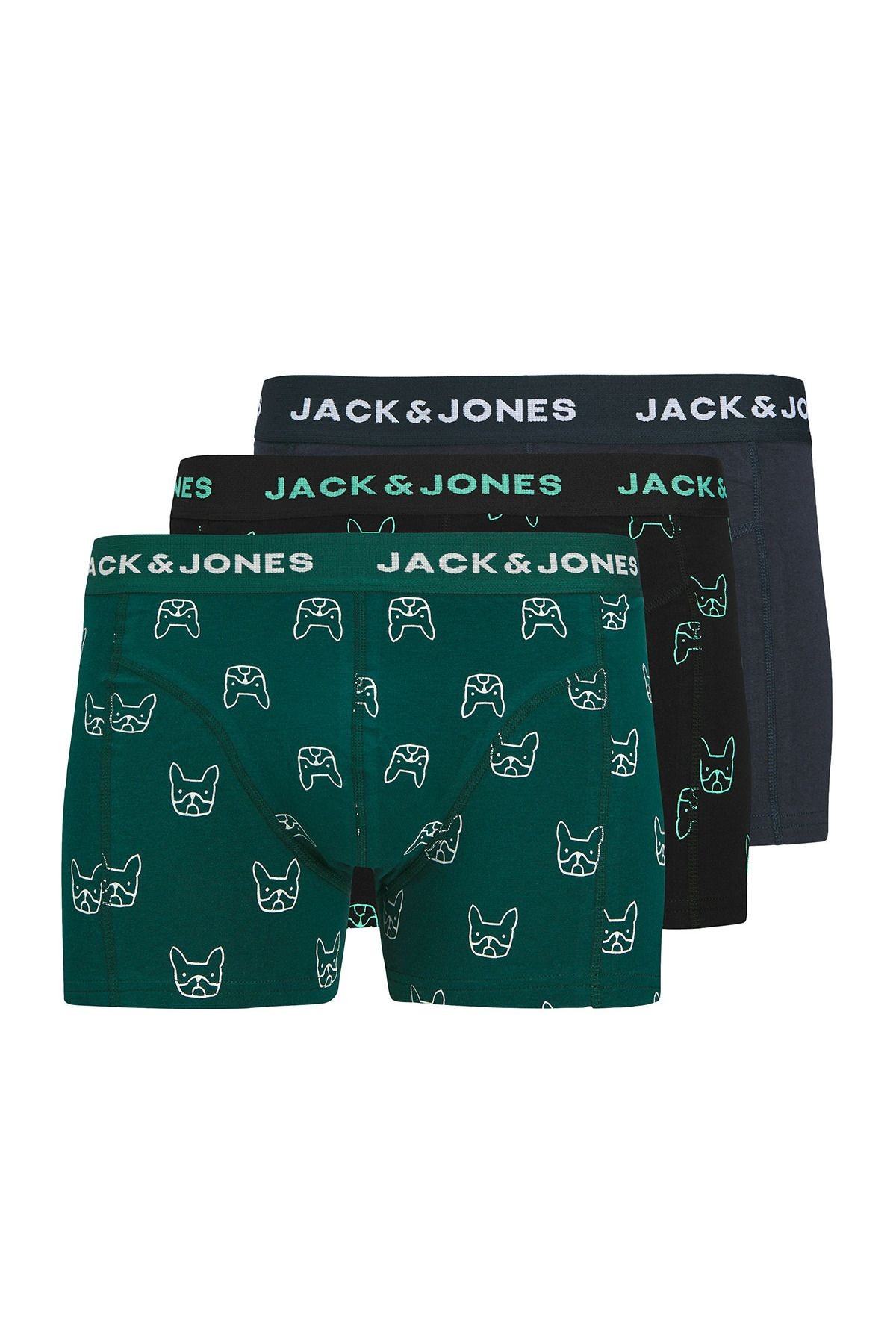 Jack & Jones Jacdenim Dog Trunks Erkek 3'lü Boxer 12275817