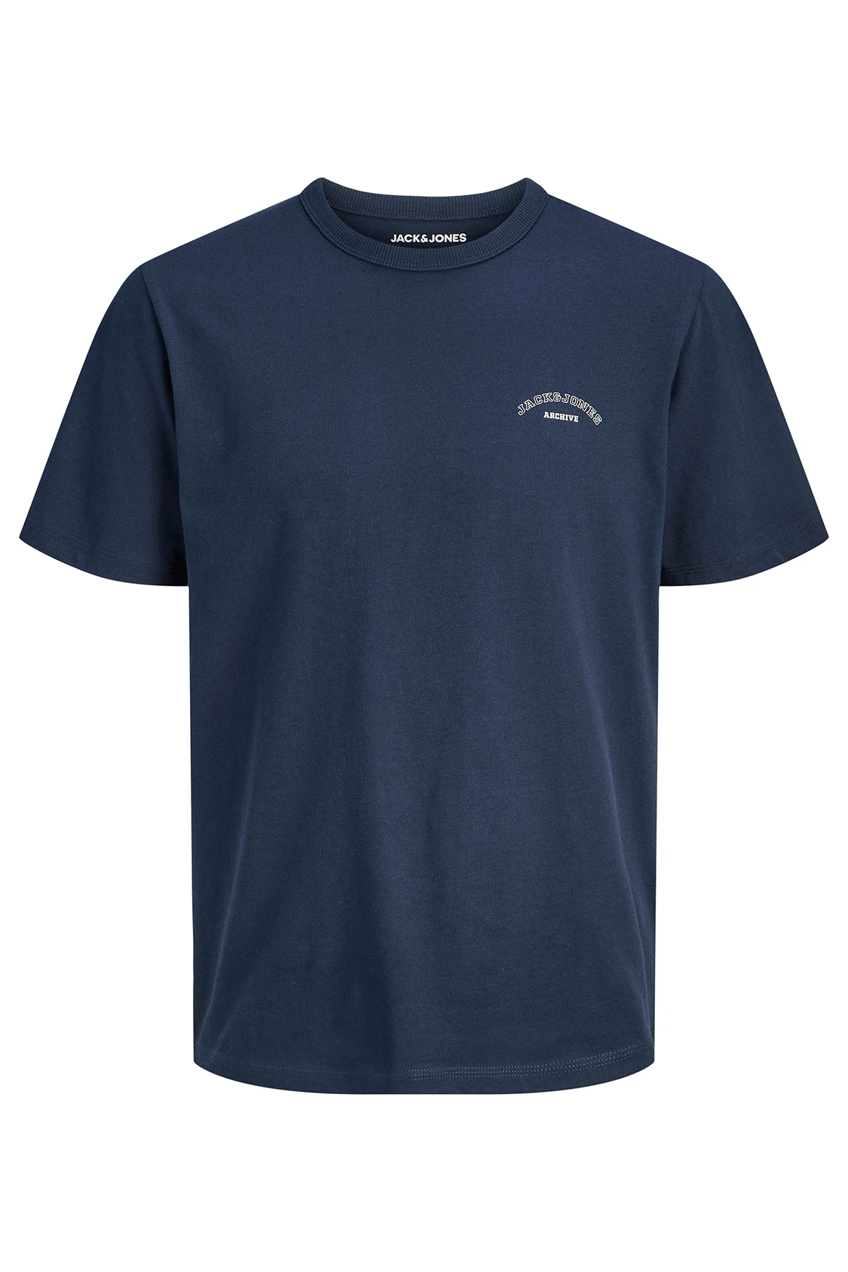 Jack & Jones Jjcollege Logo Erkek T-Shirt 12288105 - Navy Blazer