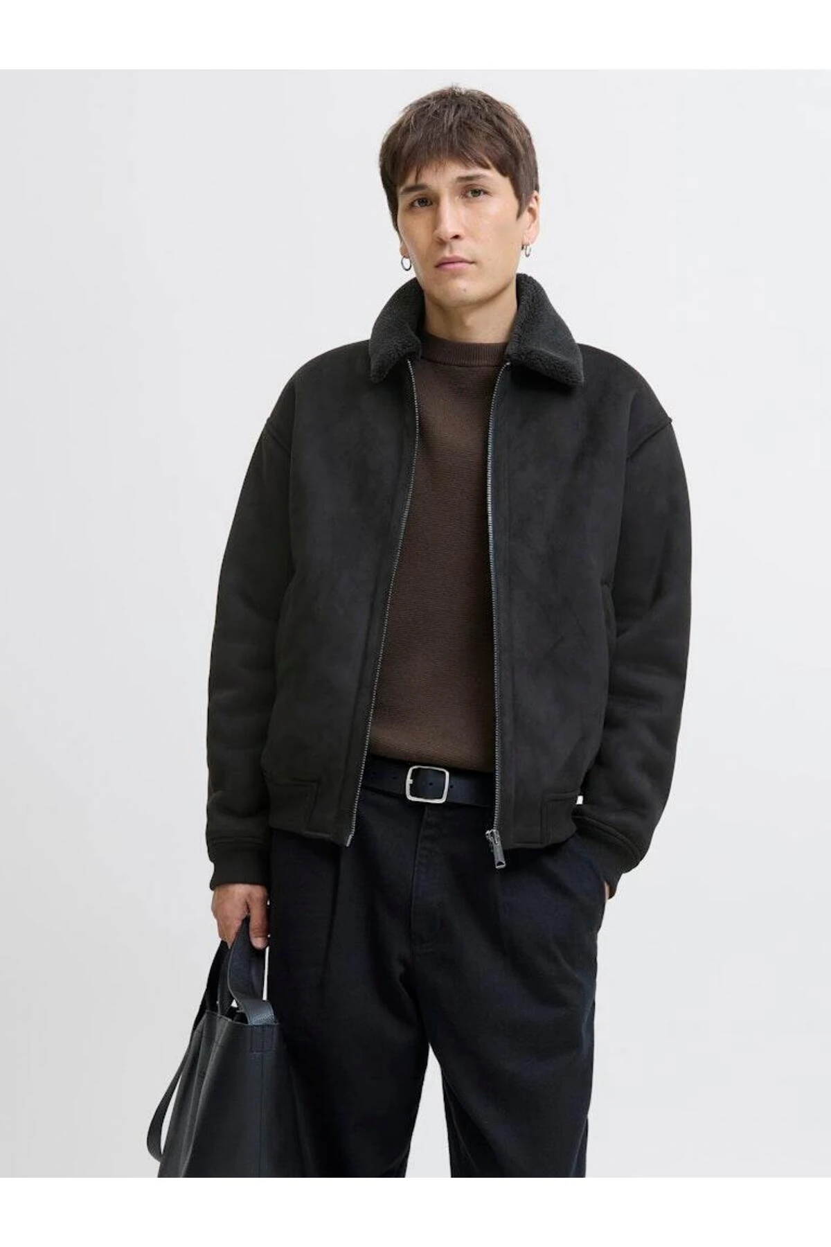 Jack & Jones Jprccluke Erkek Kadife Bomber Ceket 12282444