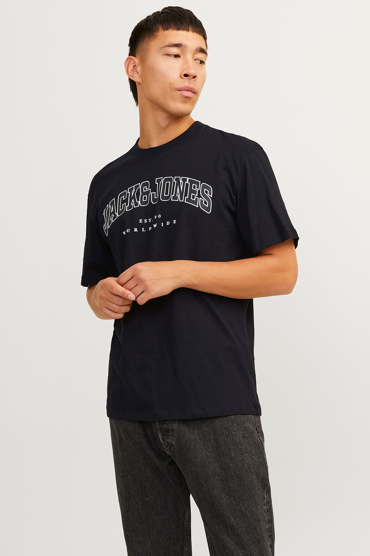 Jack & Jones Jjecaleb Varsity Erkek T-Shirt 12257579