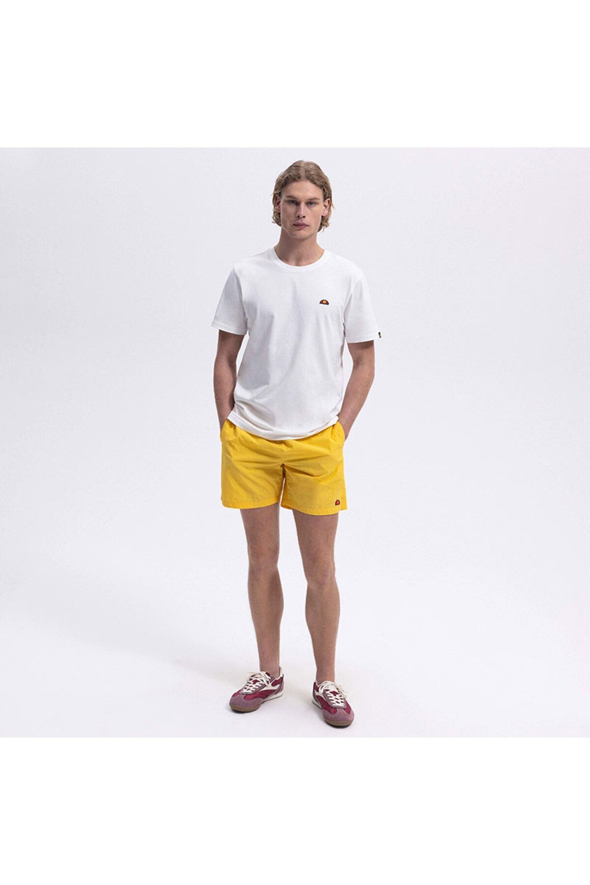 Ellesse Erkek Beyaz Tişört Em461-OF