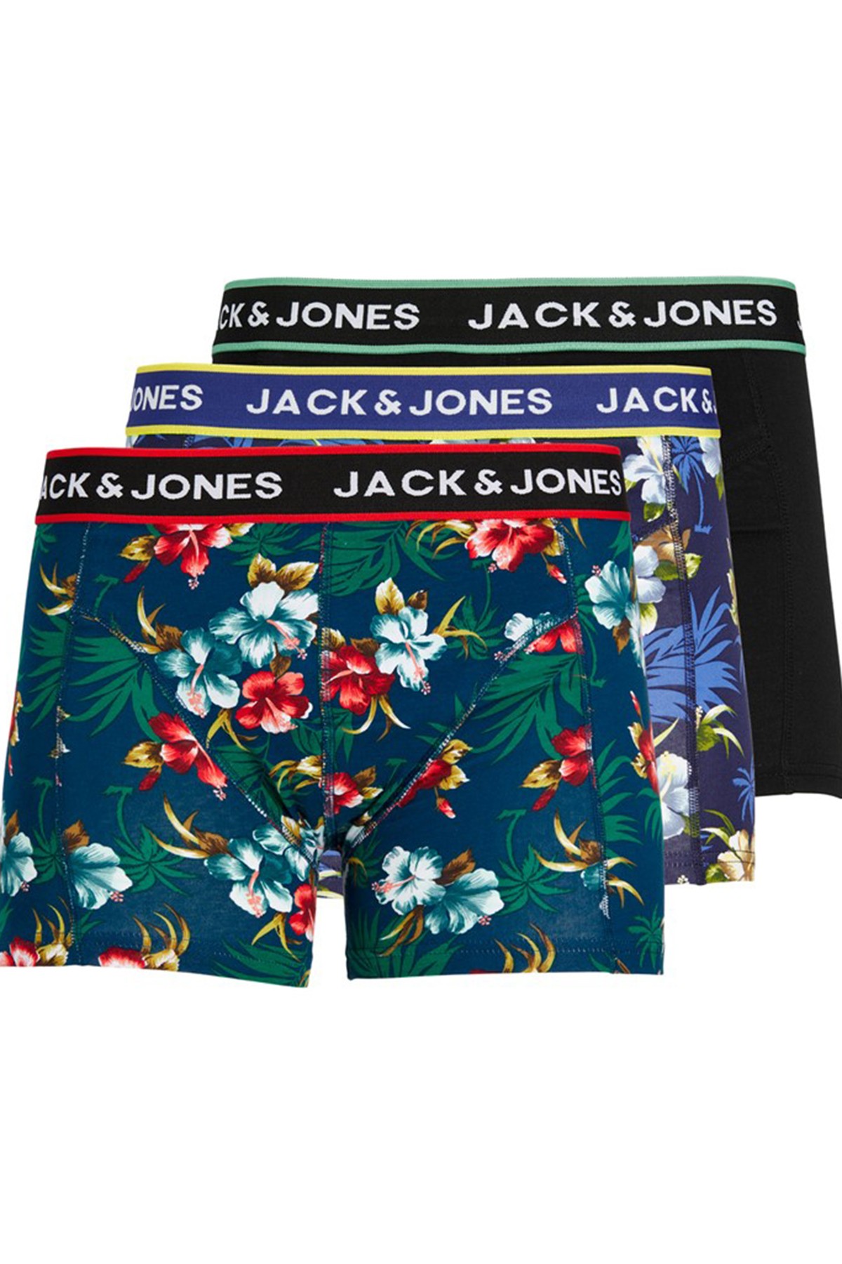 Jack & Jones JACFLOWER 12171253 3'lü Boxer