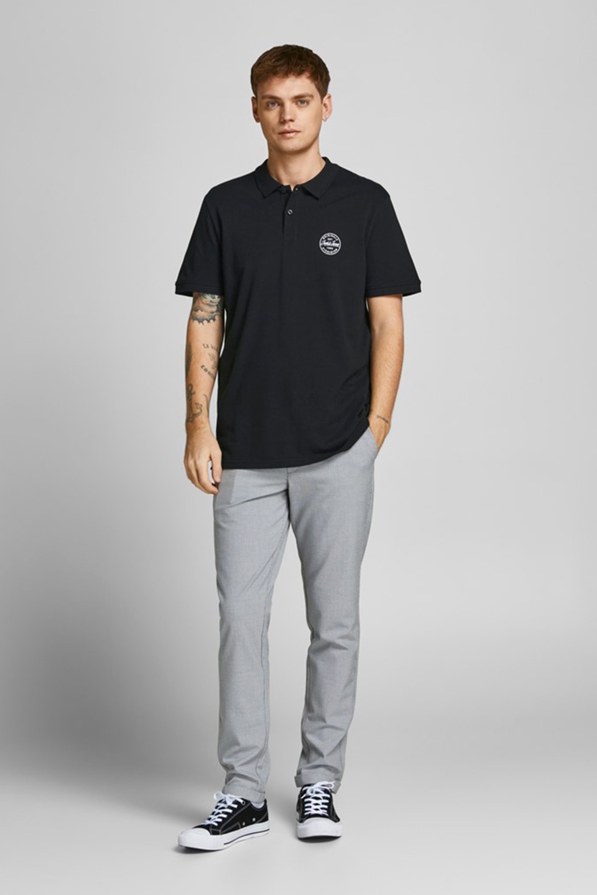 Jack & Jones JJESHARK POLO SS 12205025 Erkek Polo Yaka T-Shirt