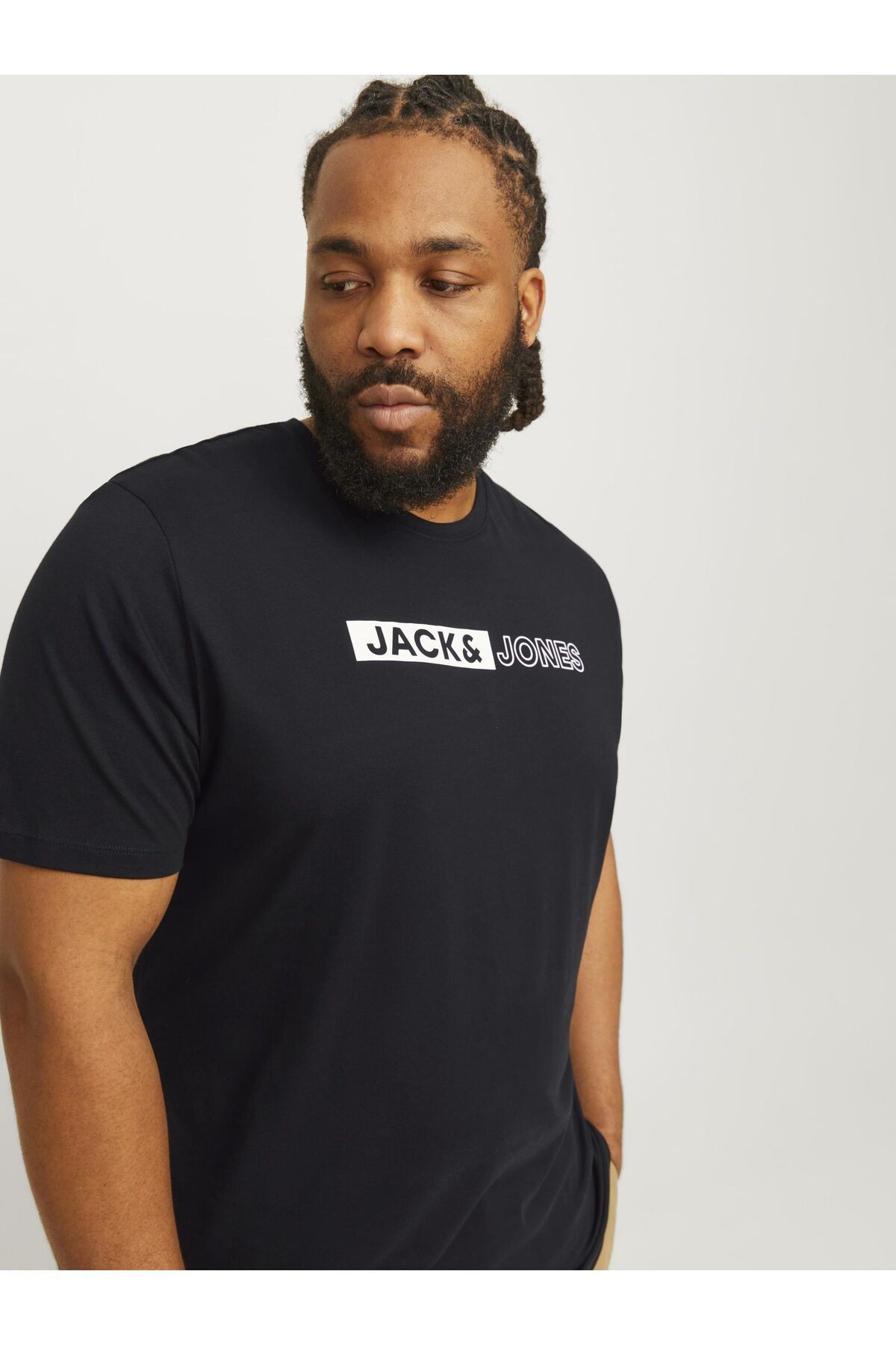 Jack & Jones JJECORP LOGO TEE PLAY Erkek Büyük Beden T-Shirt 12243630