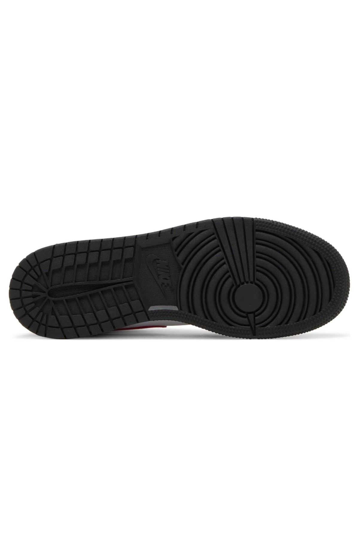 Nike Air Jordan 1 Mid Black Fire Red Sneaker 554725-079