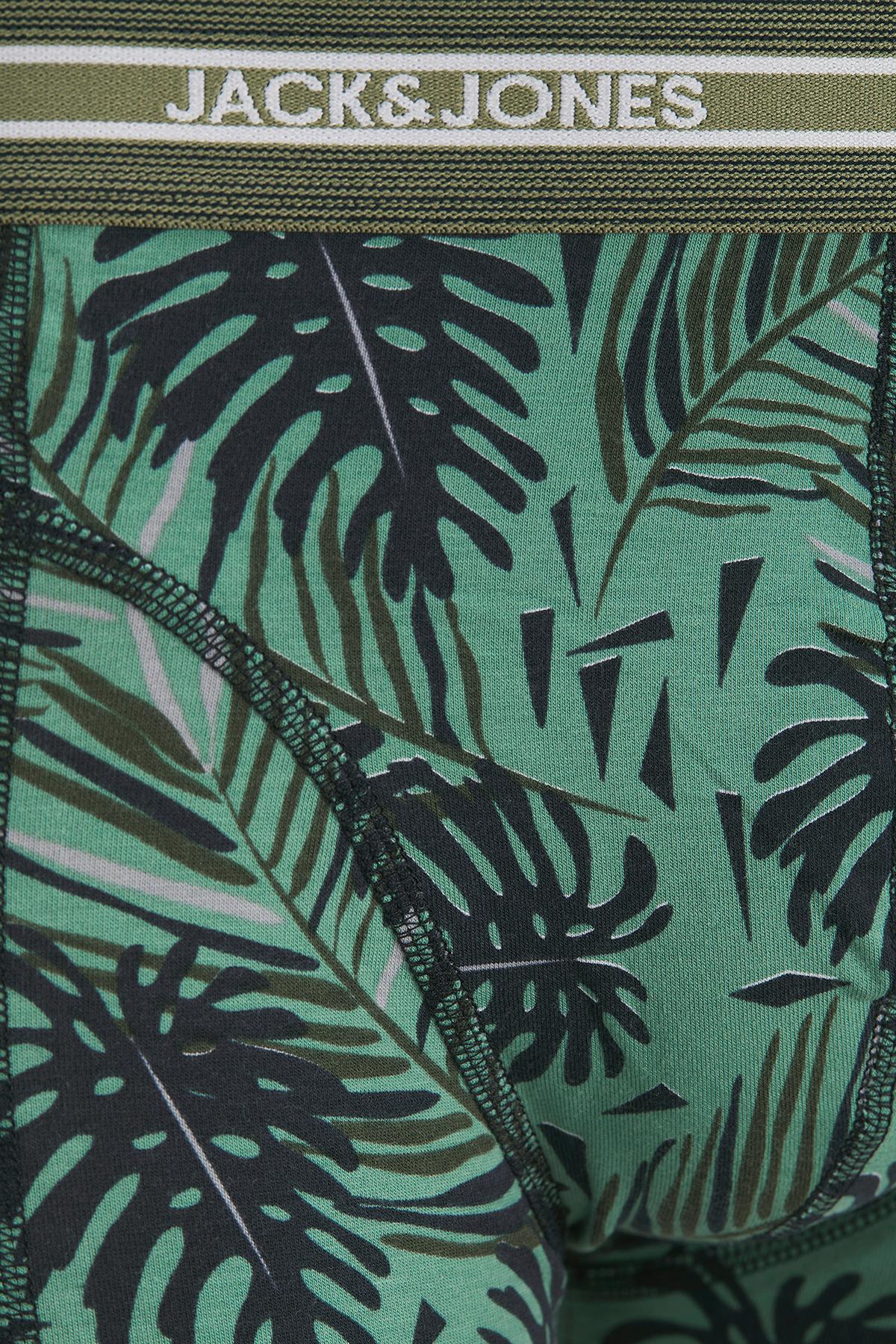 Jack & Jones Jacezra Leaves Trunks Erkek 3'lü Boxer 12279501