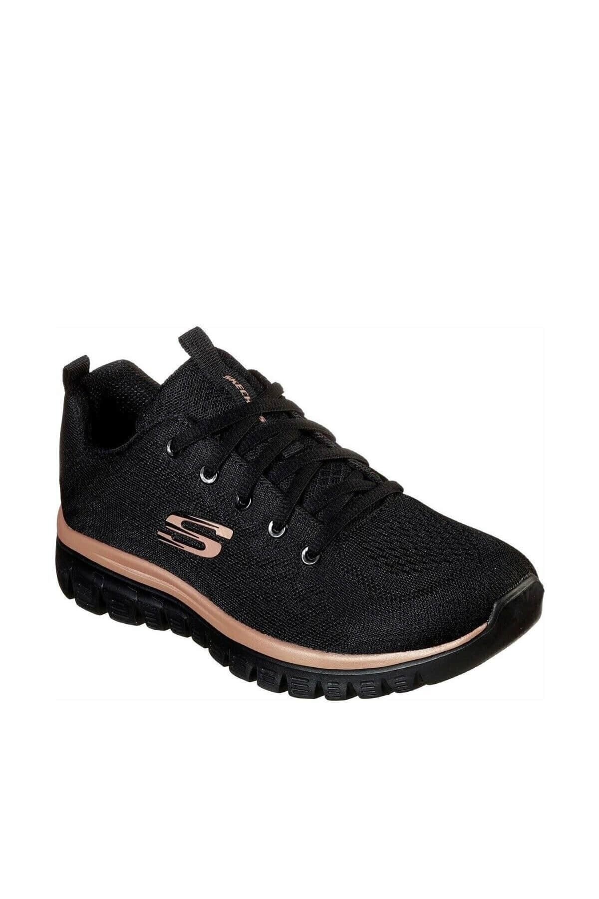 Skechers Graceful-Get Connected Kadın Siyah Spor Ayakkabı 12615-BKRG