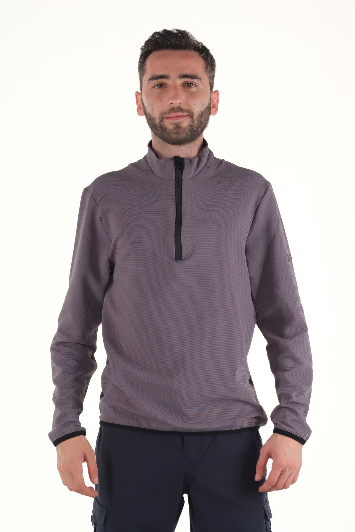 Exuma Outdoor Erkek Sweatshirt Yarım Yaka 2345545 - Antrasit