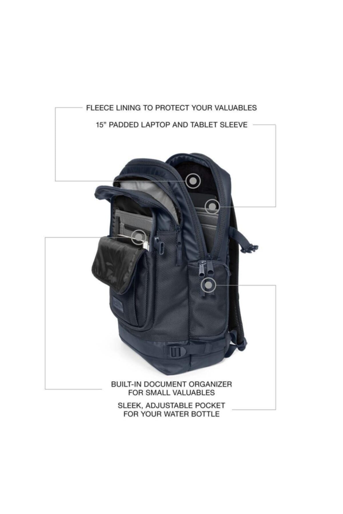 Eastpak Tecum L Cnnct Marine Notebook Laptop Sırt Çantası EK92DO16