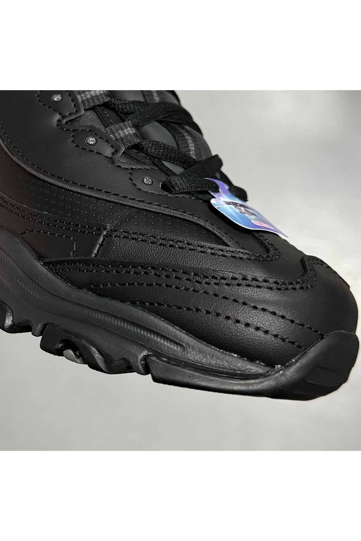Skechers Kadın Siyah Deri D'Lites-Fresh Start Memory Foam Sneaker 11931-BBK