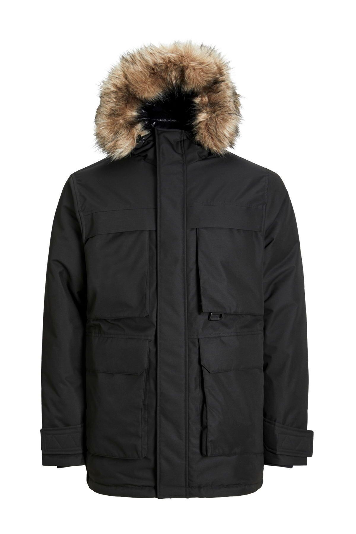 Jack & Jones Jjstar Erkek Parka 12256892 - Black