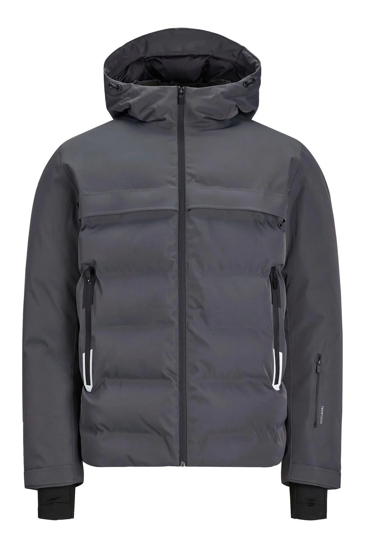 Jack & Jones Jcotarwin Puffer Erkek Mont Asphalt 12225287
