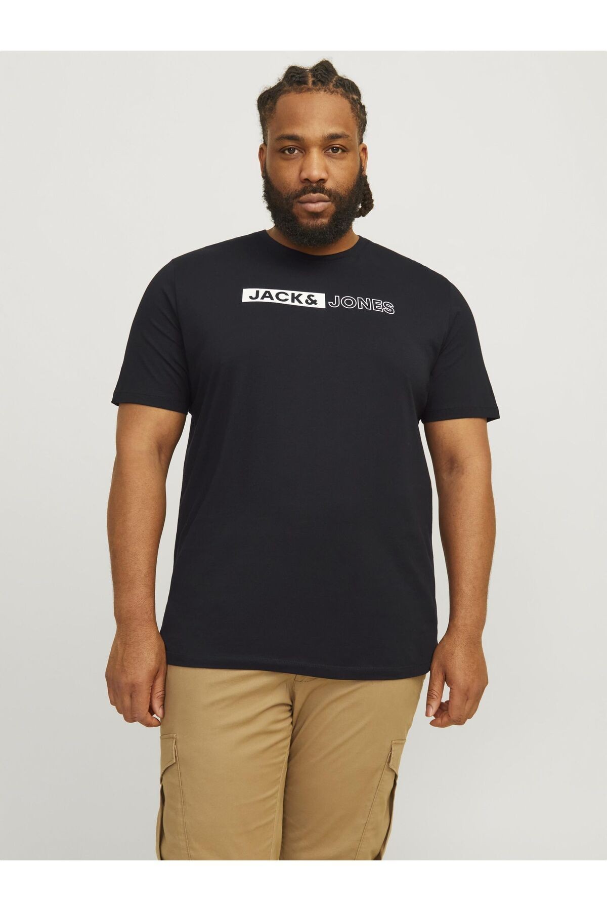 Jack & Jones JJECORP LOGO TEE PLAY Erkek Büyük Beden T-Shirt 12243630