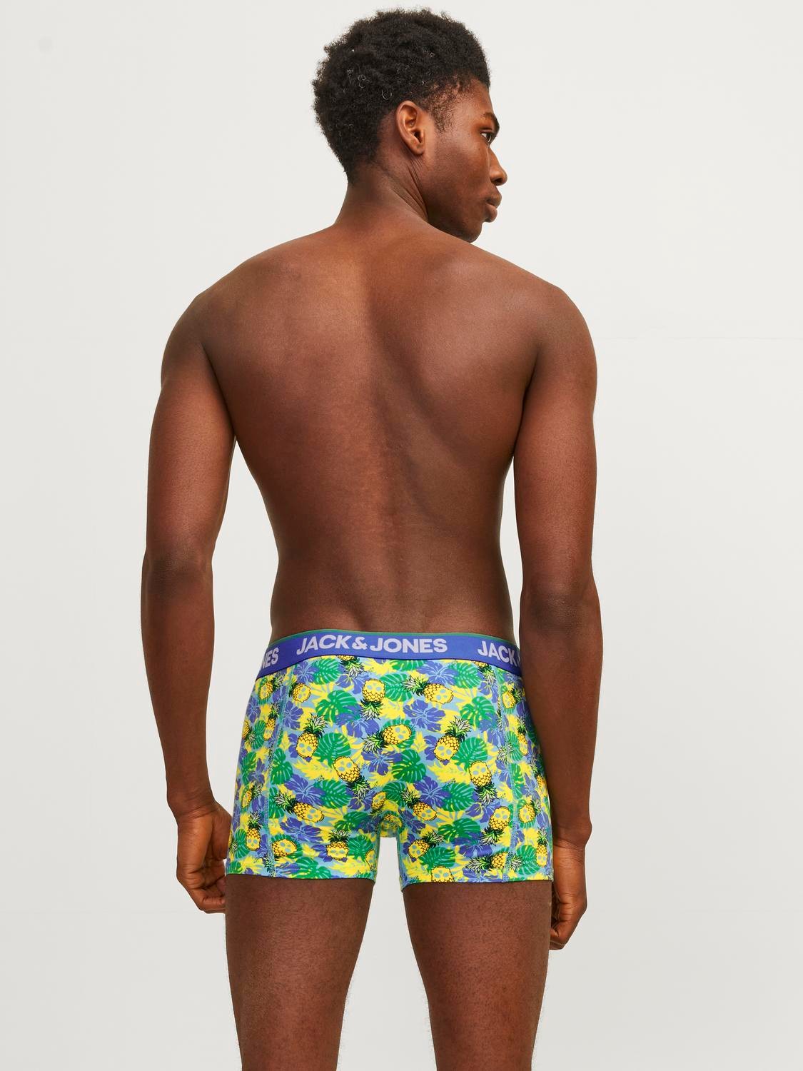 Jack & Jones Jacpineapple Skull Erkek 3'lü Trunk Boxer Seti 12255839