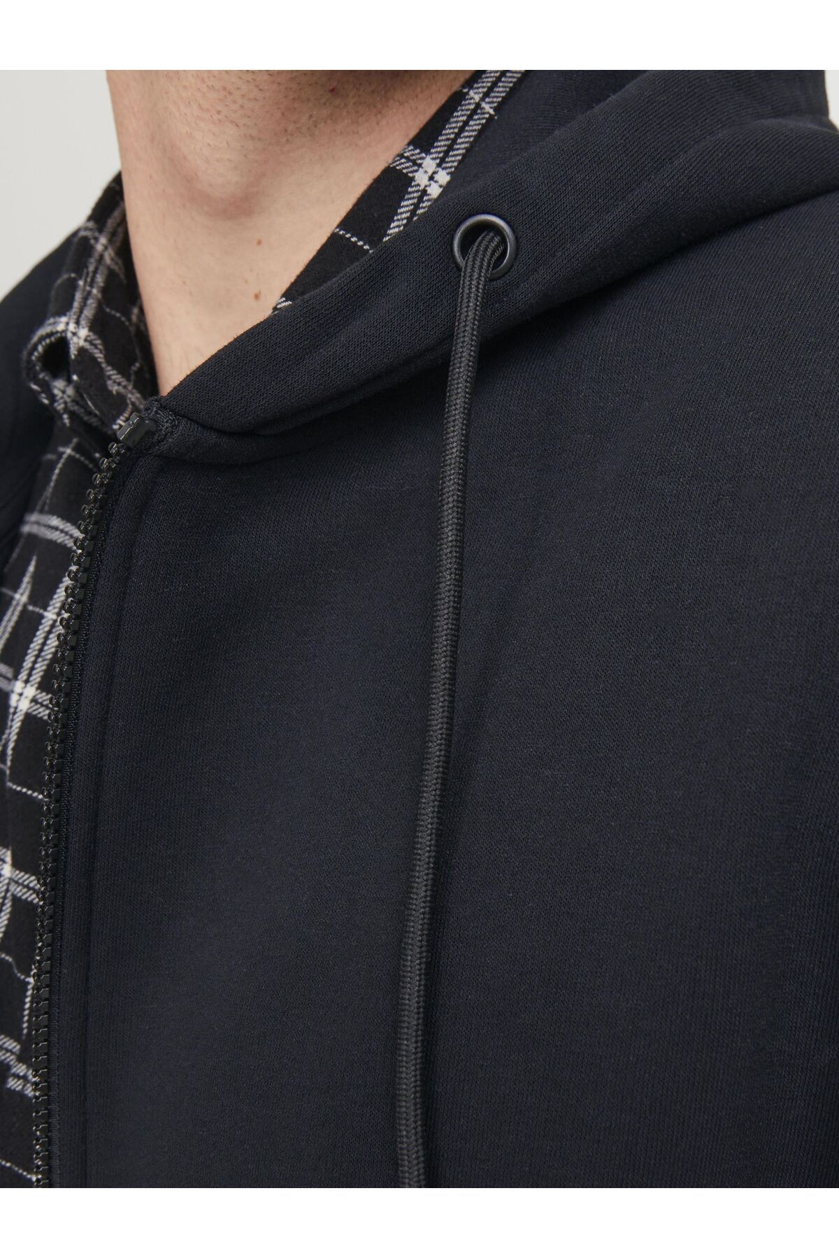 Jack & Jones Breadly Plus Erkek Fermuarlı Sweatshirt 12250596