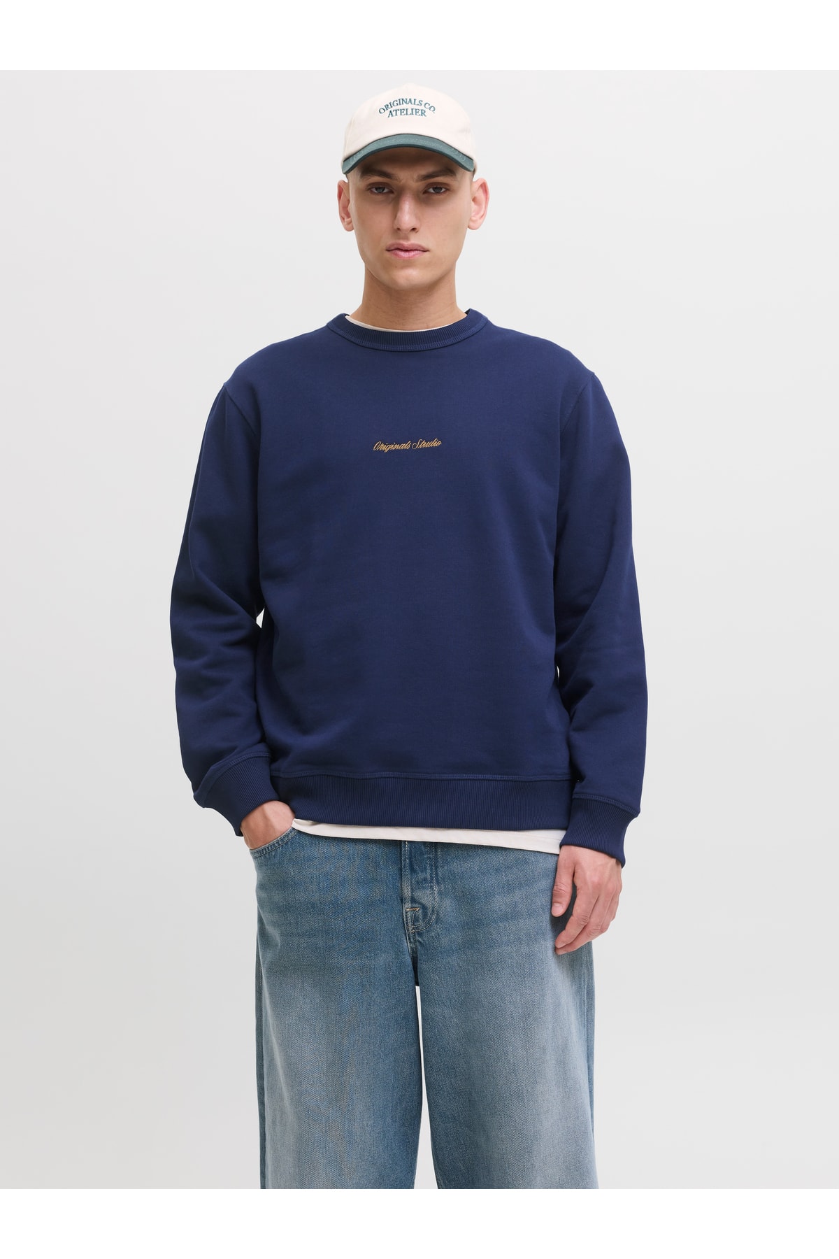 Jack & JonesJornorrebro Emb Erkek Sweatshirt 12282893