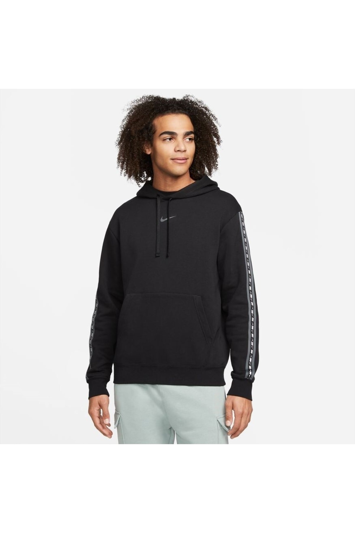 Nike Sportswear Repeat Fleece Po Bb Erkek Sweatshirt DM4676-014